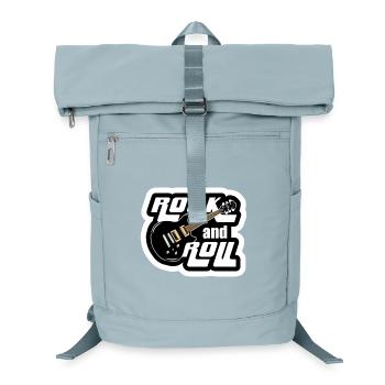 Rock'n'Roll-Musik, Musikstil, Musiker * - Laptop-Rucksack  - Eisblau - Vorne