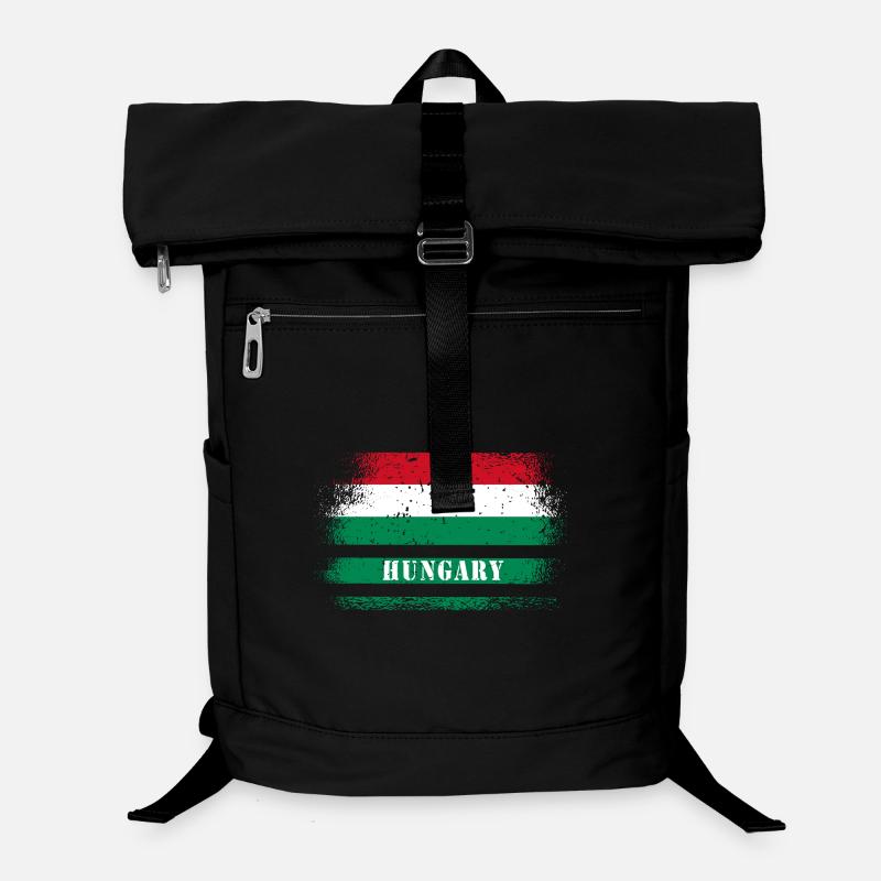 Drapeau vintage Hongrie Sac à dos ordinateur