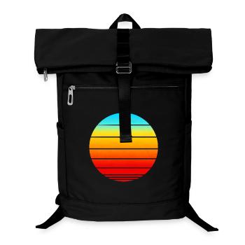 Sunset Strip in Circle - Laptop Backpack - black - Front