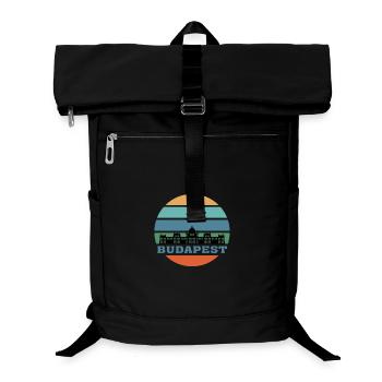 Wahrzeichen der Stadt Budapest Skyline Ungarn - Laptop-Rucksack  - Schwarz - Vorne