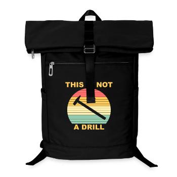 This Is Not A Drill Funny Handyman - Sac à dos ordinateur - noir - Devant