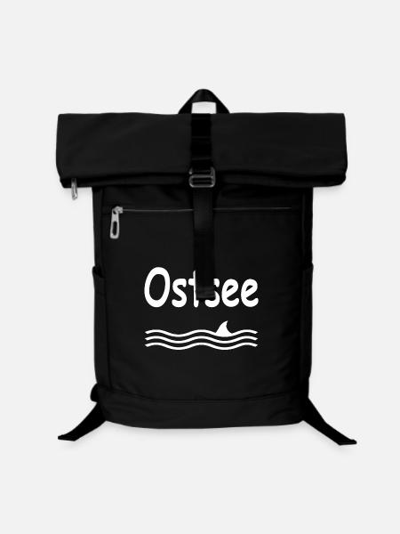 Ostsee - Laptop-Rucksack - Schwarz