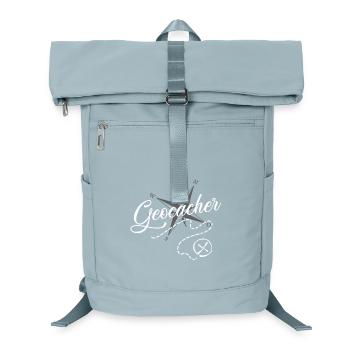 Geocaching - Laptop-Rucksack  - Eisblau - Vorne