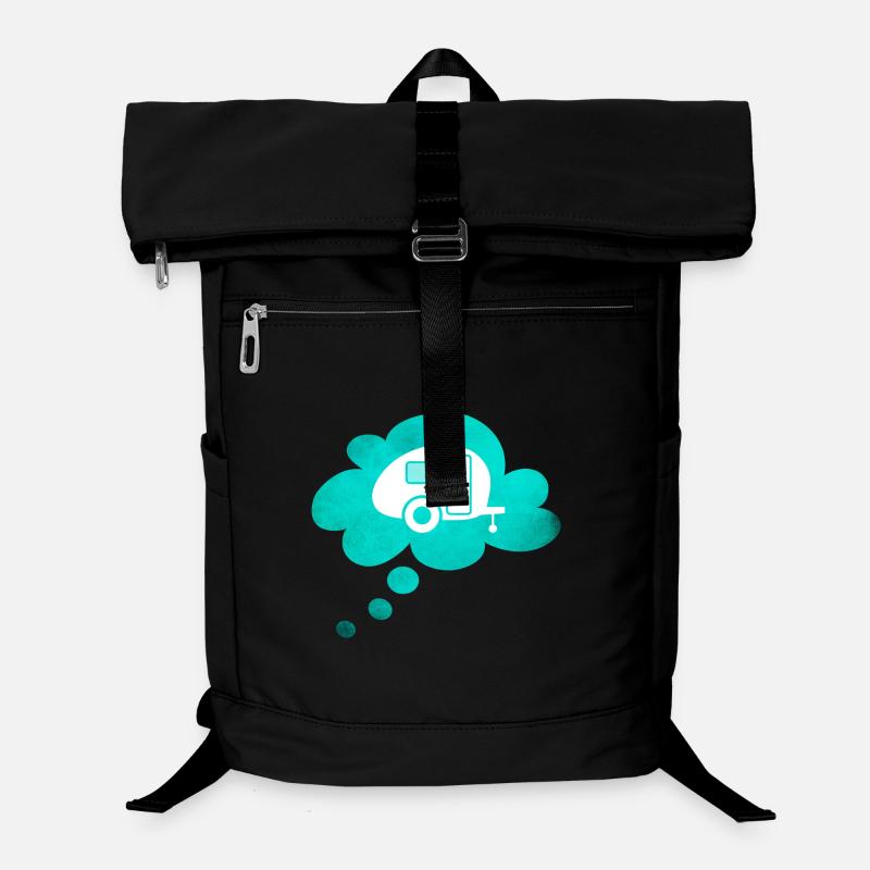 Caravane nuage de rêve Camping Fan Sac à dos ordinateur