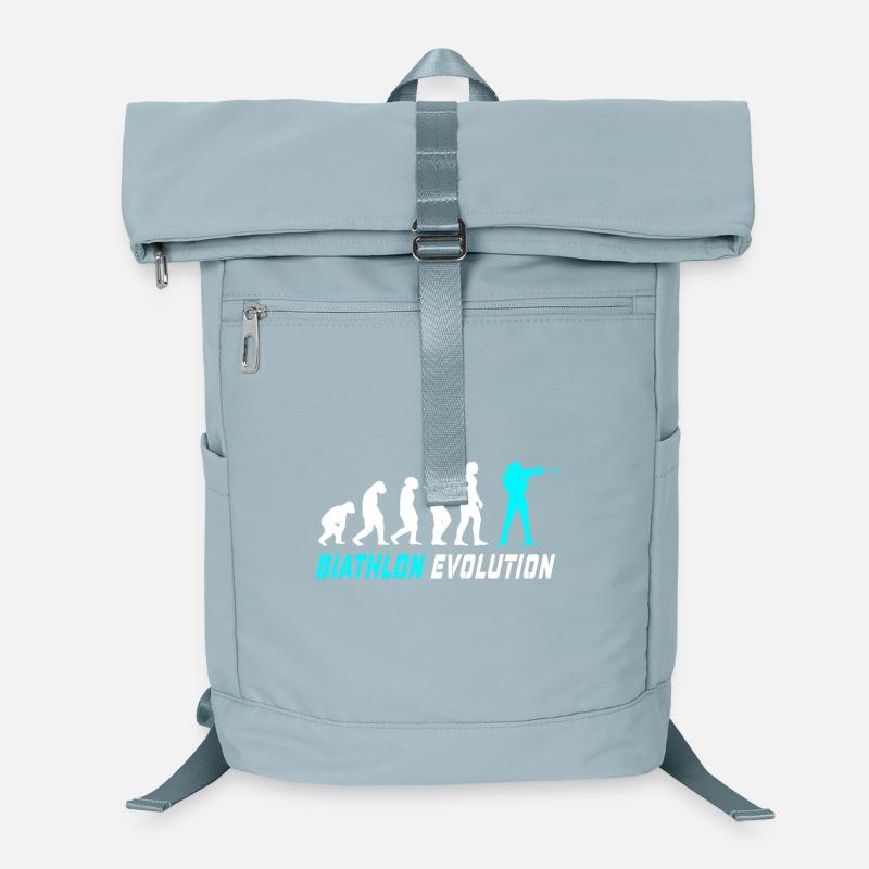 Evolution biathlon design / gift idea Laptop Backpack