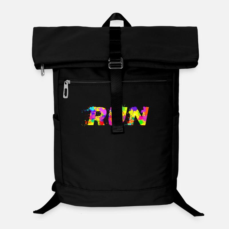 Running race statement motivation jogging sport Laptop Backpack