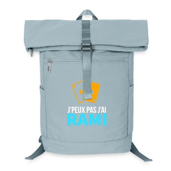 Card game Le Rami - Laptop Backpack - ice blue - Front