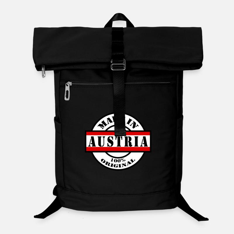 MADE IN AUSTRIA Österreich Flagge Geschenk Laptop-Rucksack 