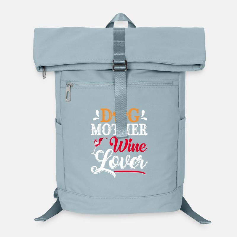 Dog Mom Wine Lover Wisdom Laptop Backpack