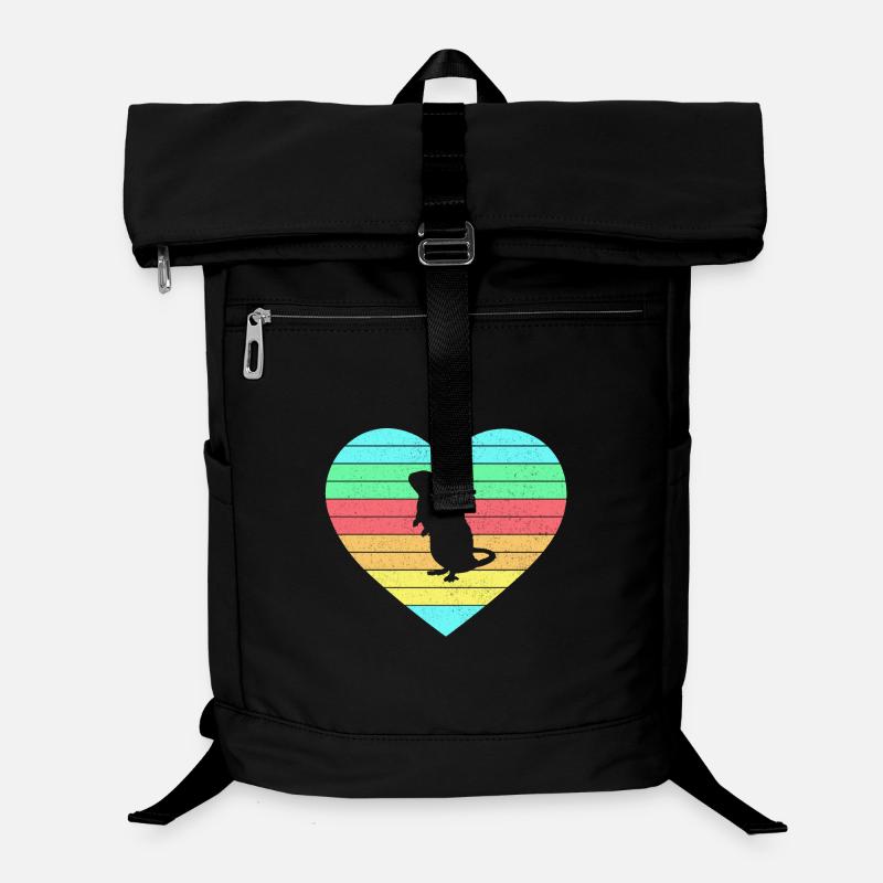 Maus Herz Design mit Regenbogen / Geschenk Laptop-Rucksack 
