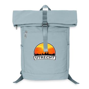 Utrecht Niederlande Skyline Vintage Sonnenuntergang Reisen - Laptop-Rucksack  - Eisblau - Vorne