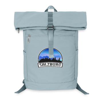 Salzbourg Autriche Skyline Vintage Sunset Travel Sou - Sac à dos ordinateur - bleu glacier - Devant