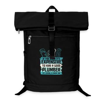 Einen guten Klempner mieten ist nicht teuer - Laptop-Rucksack  - Schwarz - Vorne