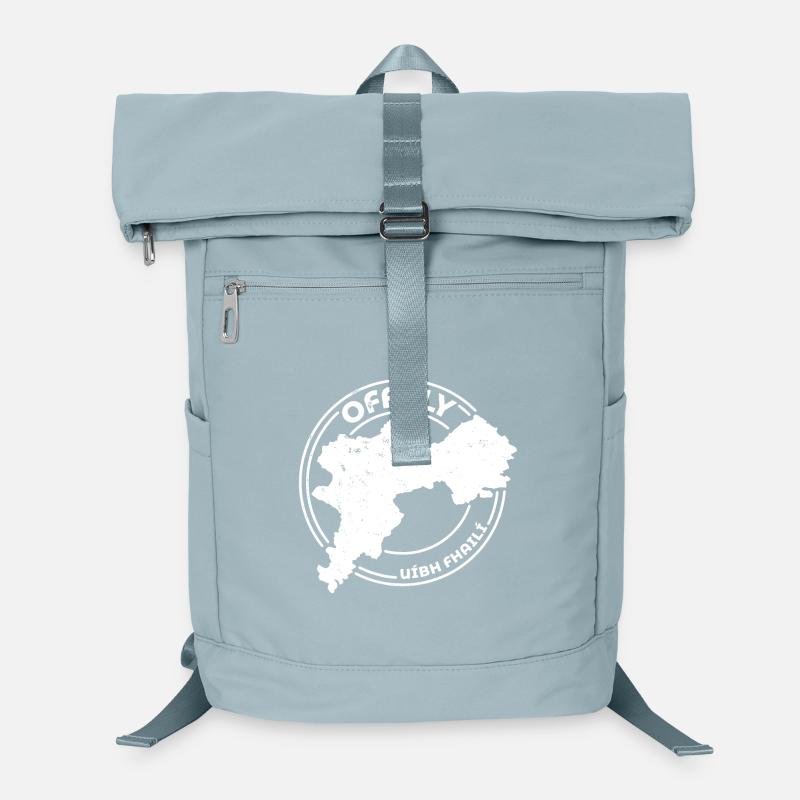 Offaly Ireland Map | County Outline Stamp Laptop Backpack