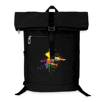 Pole Dance Fitness Couleur Splash Pole Dance - Sac à dos ordinateur - noir - Devant