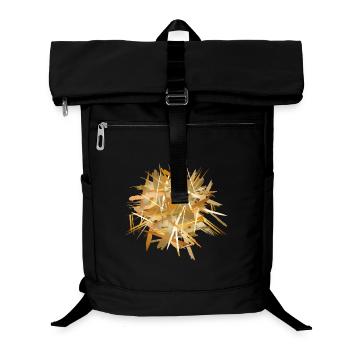 un tas de paille aux couleurs dorées chatoyantes - Sac à dos ordinateur - noir - Devant