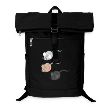 geschenkideen mäuse, Drei Mäuse, Mäuse Fan - Laptop-Rucksack  - Schwarz - Vorne