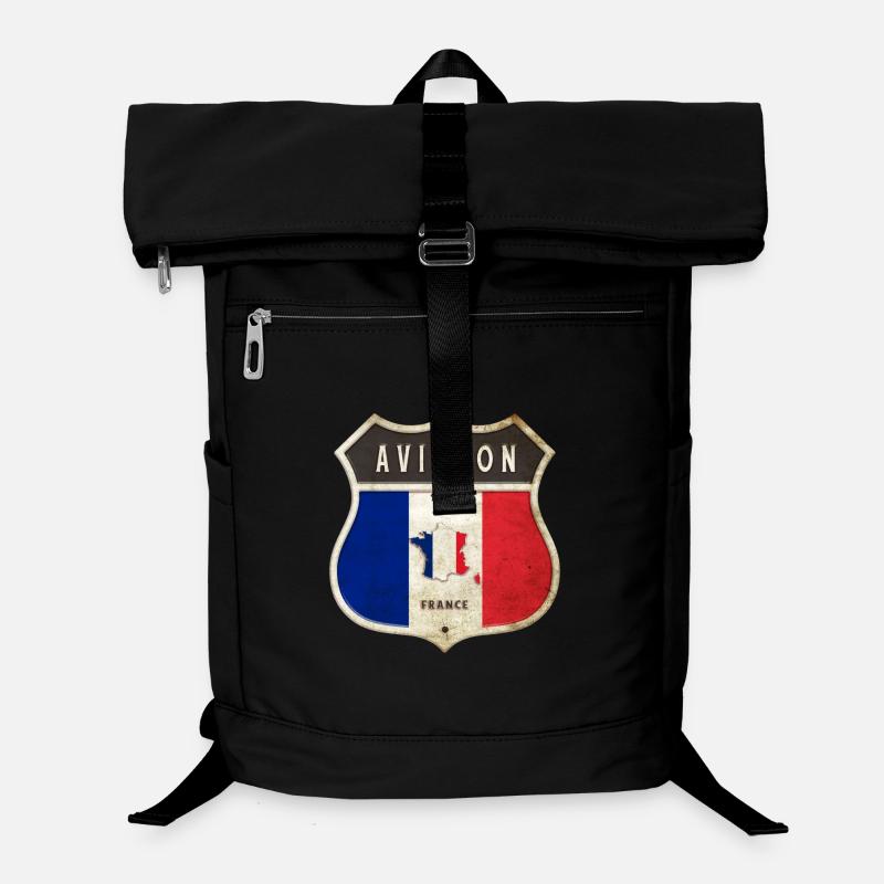 Avignon Frankreich Wappen Flaggen Design Laptop-Rucksack 