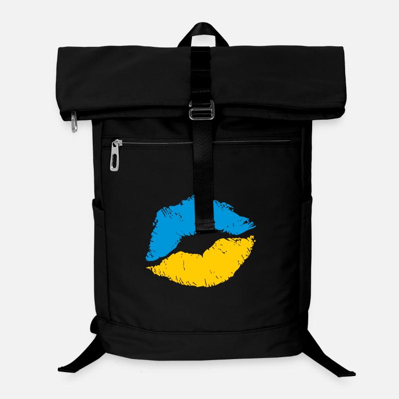 SAVE UKRAINE Ukrainische Flagge Laptop-Rucksack 