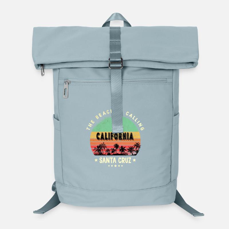 Santa Cruz California Beach Design Laptop Backpack