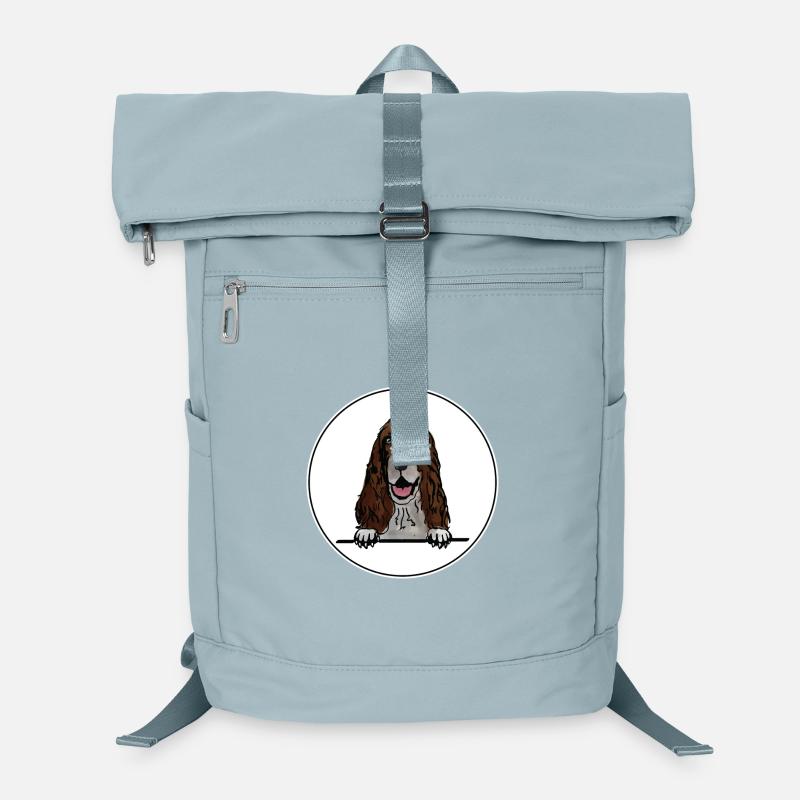 Englisch Springer Spaniel Hund für Peeking Dog Lover Laptop-Rucksack 