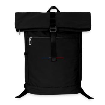 Filigrane Trikolore – französische Nationalfarben - Laptop-Rucksack  - Schwarz - Vorne