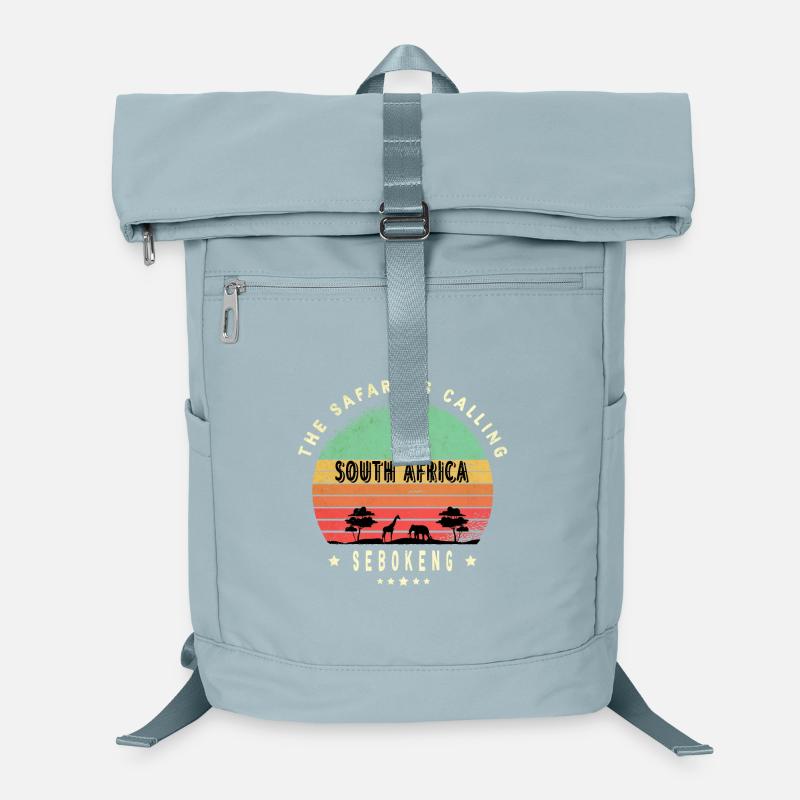 Motif safari Sebokeng en Afrique du Sud Sac à dos ordinateur