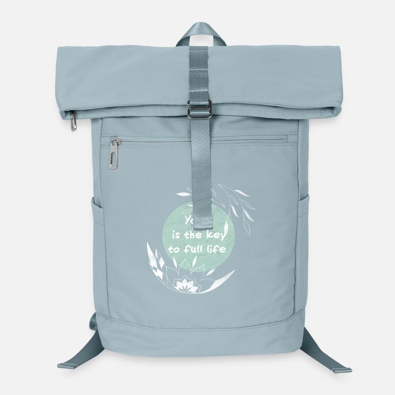 Le yoga est la clé de la vie Sac à dos ordinateur