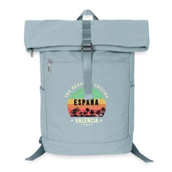Design de plage Valence Espagne - Sac à dos ordinateur - bleu glacier - Devant