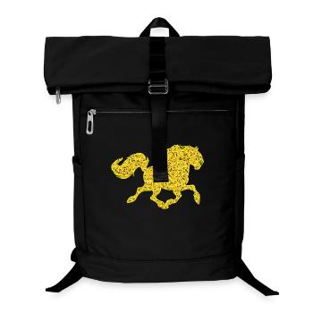 Pferdeliebe Pferde Cool Islandpferde Pferdenarr - Laptop-Rucksack  - Schwarz - Vorne
