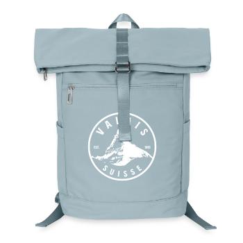 Valais Suisse Emblem 1815 Vintage - Laptop Backpack - ice blue - Front