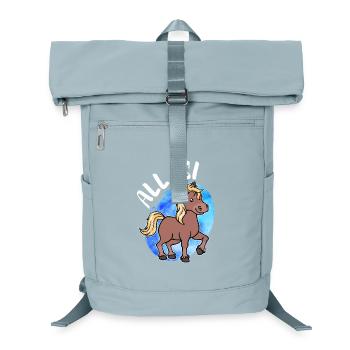 Islandponys Pony Statement Islandpferde Pferdenarr - Laptop-Rucksack  - Eisblau - Vorne