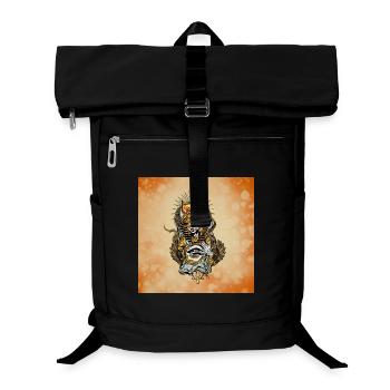 Masque Anubis avec l’œil qui voit tout - Sac à dos ordinateur - noir - Devant