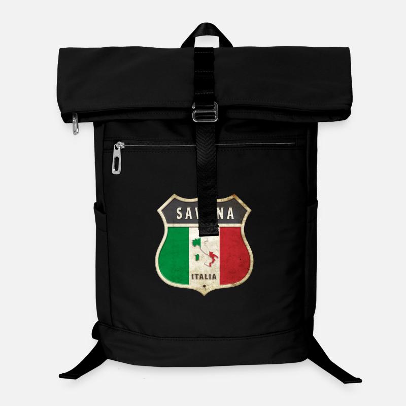 Savona Italien Wappen Flaggen Design Laptop-Rucksack 