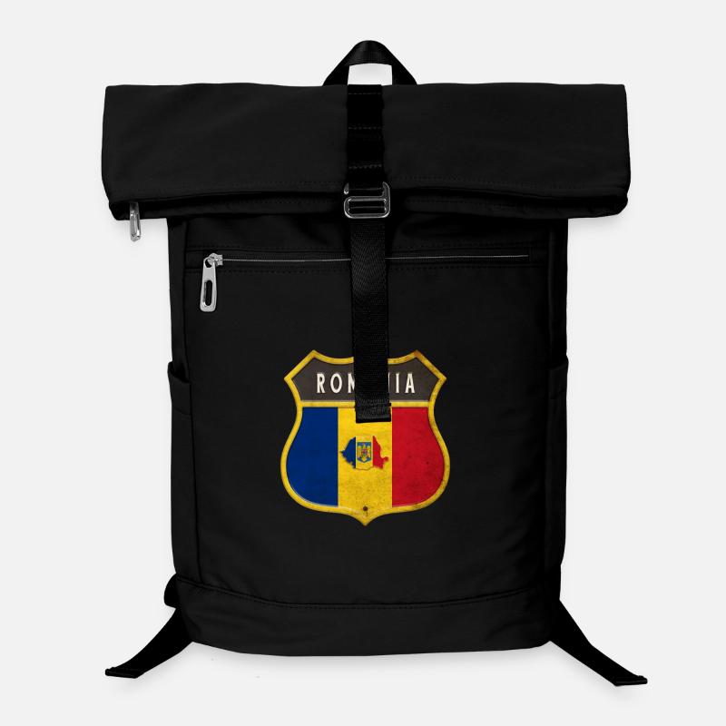 Armoiries de la Roumanie Sac à dos ordinateur
