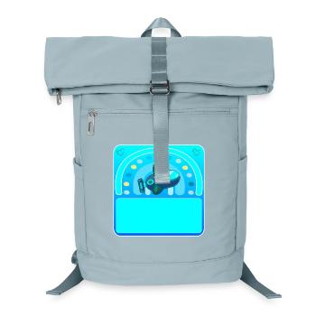 Namensgeschenke - U-BOOT - SELBST GESTALTEN - Laptop-Rucksack  - Eisblau - Vorne