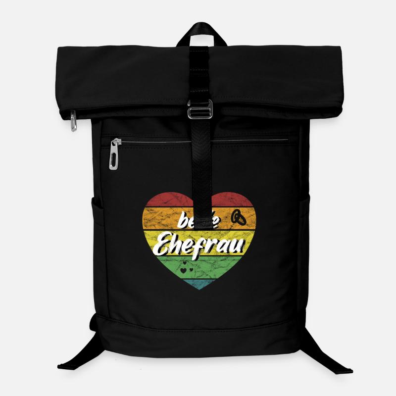beste Ehefrau Geschenk retro vintage Laptop-Rucksack 