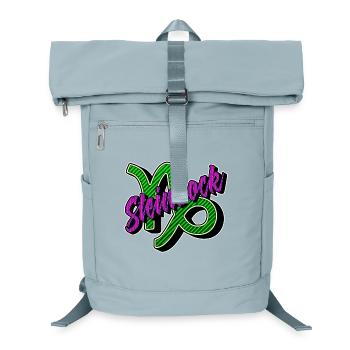 Steinbock Sternbild Horoskop Galaxie Tierkreis - Laptop-Rucksack  - Eisblau - Vorne