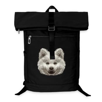 niedliche motive, hundebaby gesicht - Laptop-Rucksack  - Schwarz - Vorne
