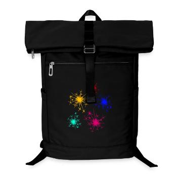 tolle geschenkideen, silvesterfeuerwerk - Laptop-Rucksack  - Schwarz - Vorne