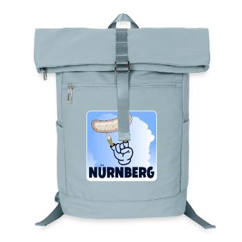 NÜRNBERG WEIßWURST - ZOMBIE - Laptop-Rucksack  - Eisblau - Vorne