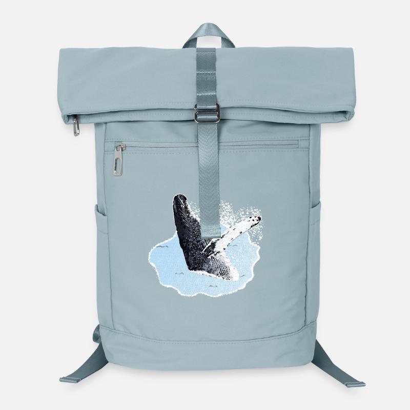 meerestiere, Buckelwal, walliebhaber Laptop-Rucksack 