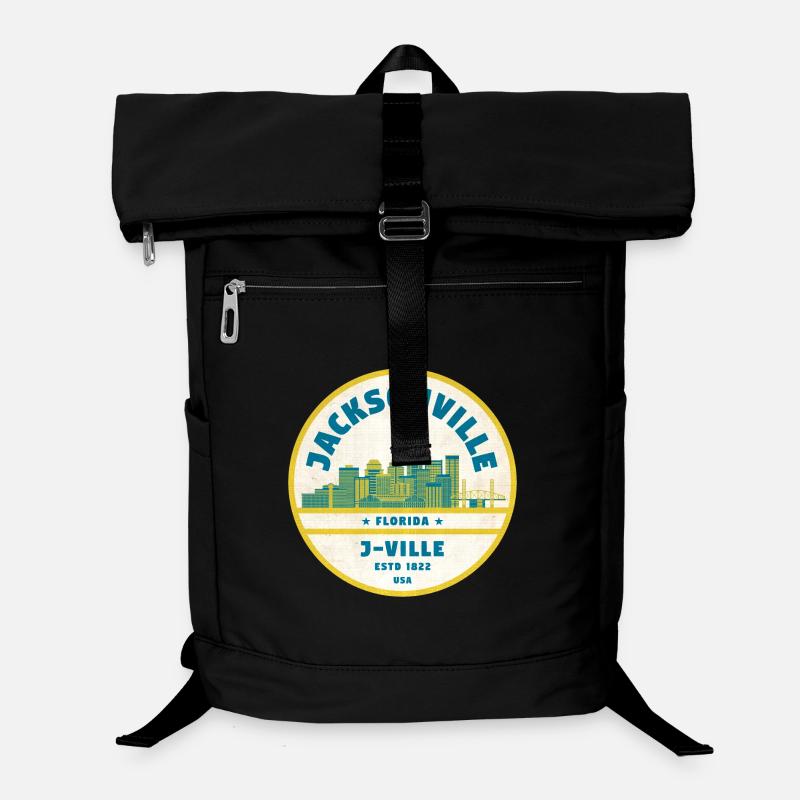 Jacksonville Skyline Crest Laptop-Rucksack 