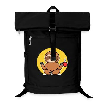 Relax Sloth Animal Chill Vegetarian Jungle - Laptop Backpack - black - Front