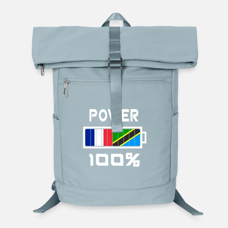 Tansania und Frankreich Power 100% Laptop-Rucksack 