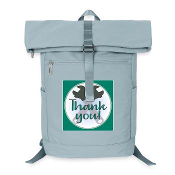 MERCI ARTISAN - PINCES - Sac à dos ordinateur - bleu glacier - Devant