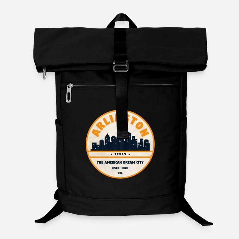 Arlington Skyline Retro Badge Laptop Backpack