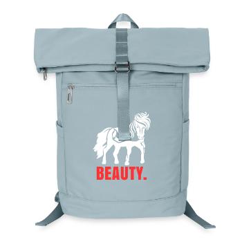 Islandpferde Pferde Spruch Pferdeliebe Pferdenarr - Laptop-Rucksack  - Eisblau - Vorne