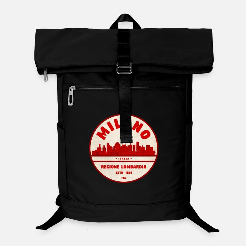 Milano Lombardia Retro Skyline Sac à dos ordinateur