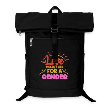 Gleichgeschlechtliche Partnerschaft Lgbt Statement - Laptop-Rucksack  - Schwarz - Vorne